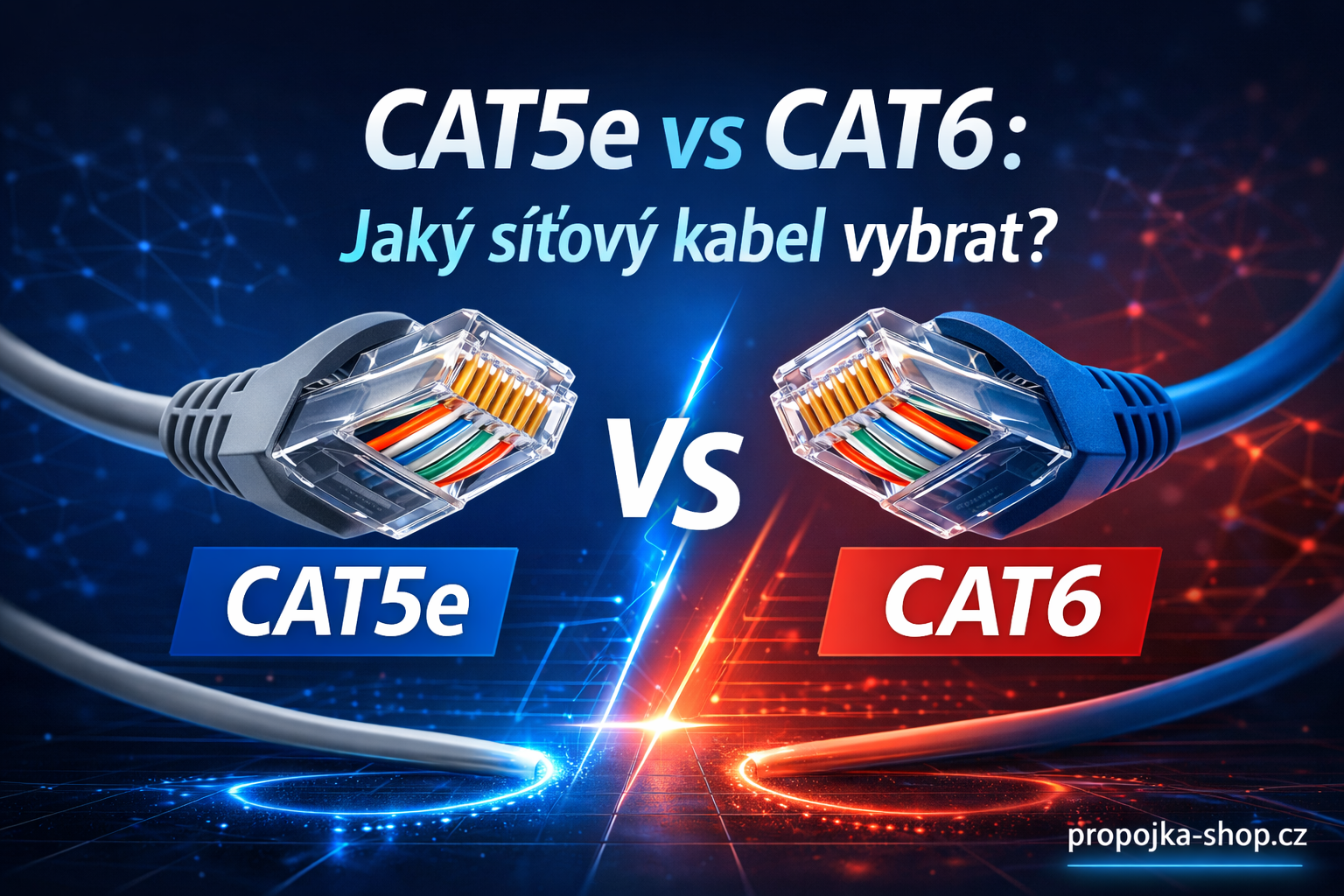 CAT5e vs CAT6: Jaký síťový kabel vybrat pro domácí internet?