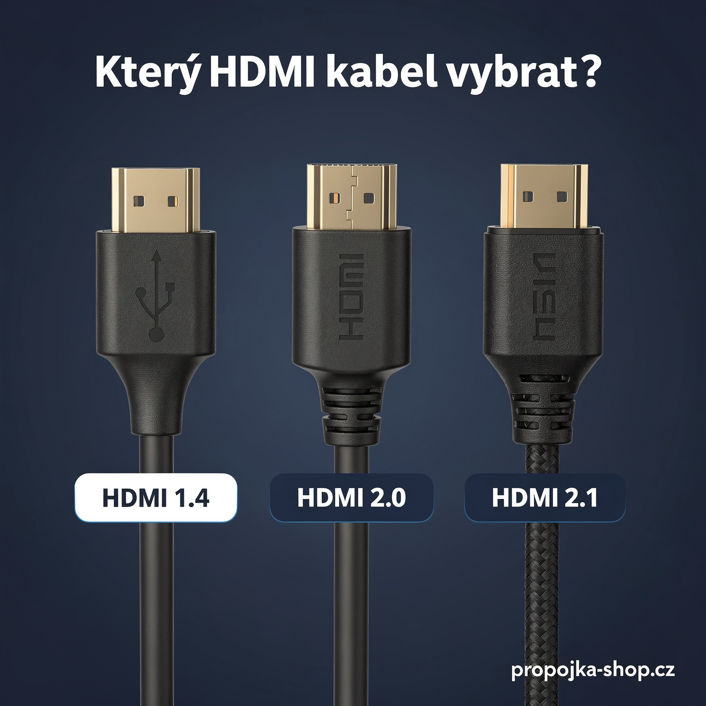HDMI 1.4 vs 2.0 vs 2.1: Který kabel vybrat pro váš televizor, konzoli nebo PC monitor?