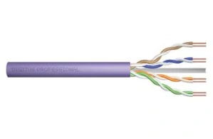 PremiumCord instalační kabel CAT6 UTP drát AWG23 LSOH 305m – čistá měď