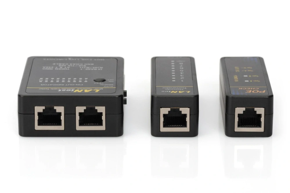 DIGITUS kabelový tester RJ45, RJ11, BNC, Token Ring