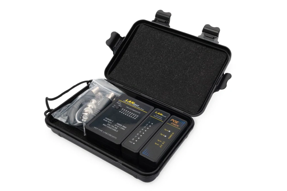 DIGITUS kabelový tester RJ45, RJ11, BNC, Token Ring